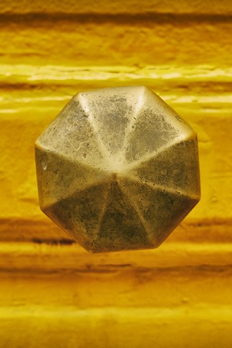 round bronze knob